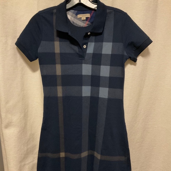 Burberry Brit Tartan Polo Dress - Picture 1 of 4
